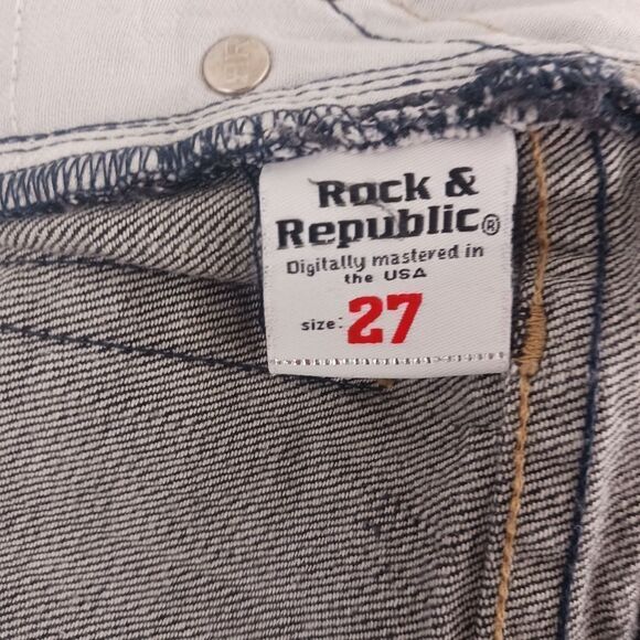 Rock & Republic Roth gray jeans size 27 - Picture 8 of 8